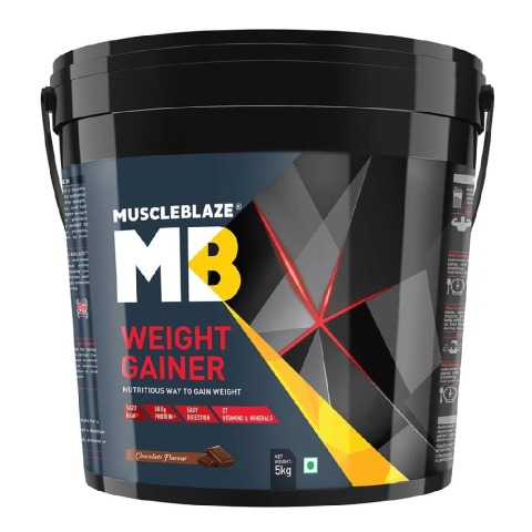 MuscleBlaze Weight Gainer with Added Digezyme OP,  11 lb  Chocolate 