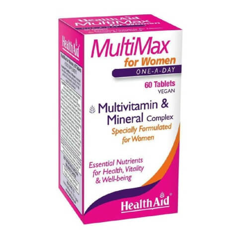 HealthAid MultiMax for Women, Unflavoured 60 tablet(s) HealthAid MultiMax for Women, Unflavoured 60 tablet(s)