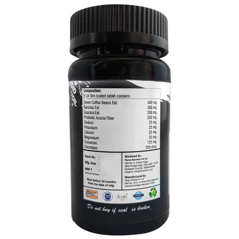 composition - FB Nutrition Ripped,  60 tablet(s)  Unflavoured 