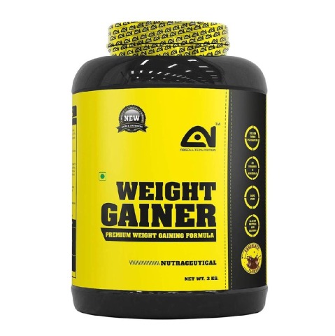 Absolute Nutrition Weight Gainer,  6.6 lb  Chocolate 