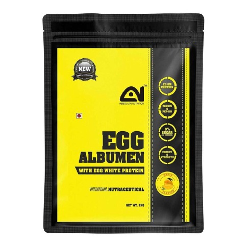Absolute Nutrition Egg Albumen Protein Powder,  4.4 lb  Mango 