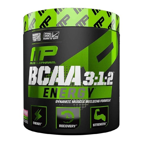 MusclePharm BCAA 3:1:2 Energy,  0.60 lb  30 Servings  Watermelon 