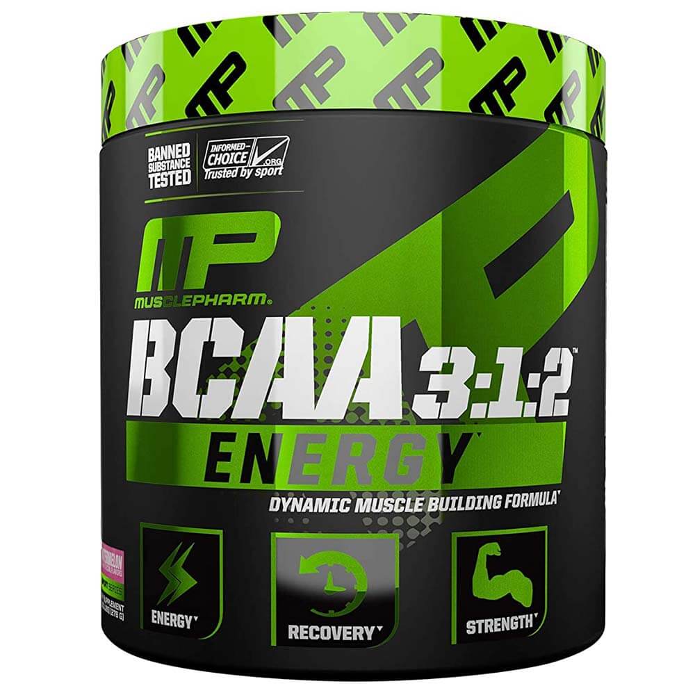 MusclePharm BCAA 3:1:2 Energy,  0.60 lb  30 Servings  Watermelon 