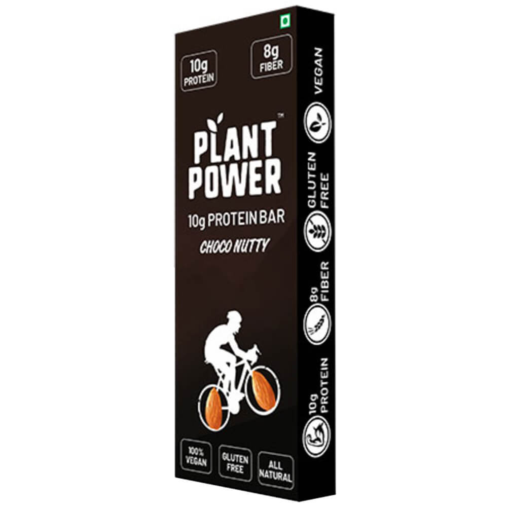 4 - Plant Power 10g Protein Bar,  6 Piece(s)/Pack  Choco Nutty 