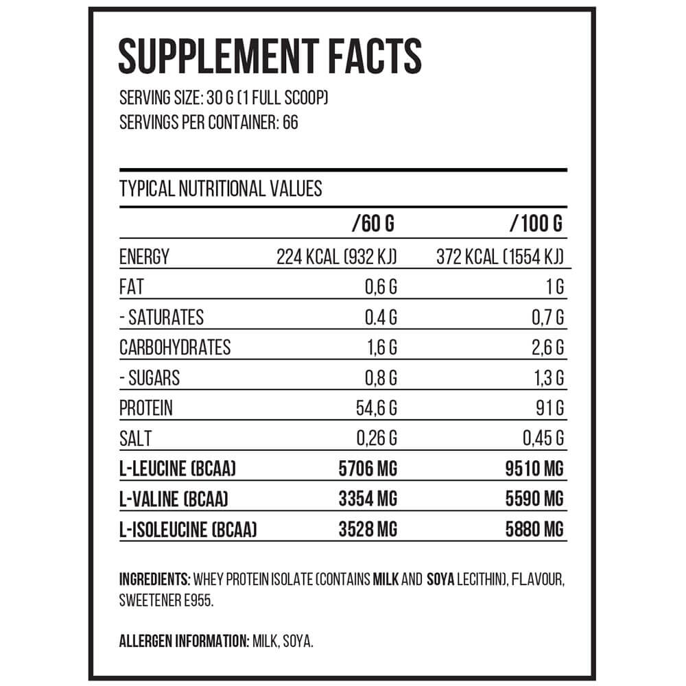 supplement - QNT Metapure Zero Carb Whey Protein Isolate,  4.4 lb  Stracciatela 