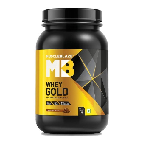 MuscleBlaze Whey Gold Protein OP, 2.2 lb Rich Milk Chocolate