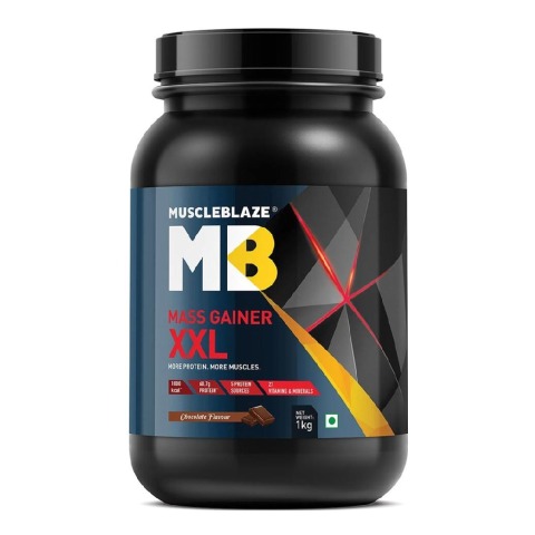 2 - MuscleBlaze Mass Gainer XXL OP, 2.2 lb Chocolate