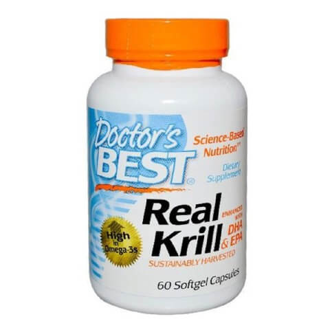 Doctor's Best Real Krill Enhanced with DHA and EPA, 60 softgels Doctor's Best Real Krill Enhanced with DHA and EPA, 60 softgels