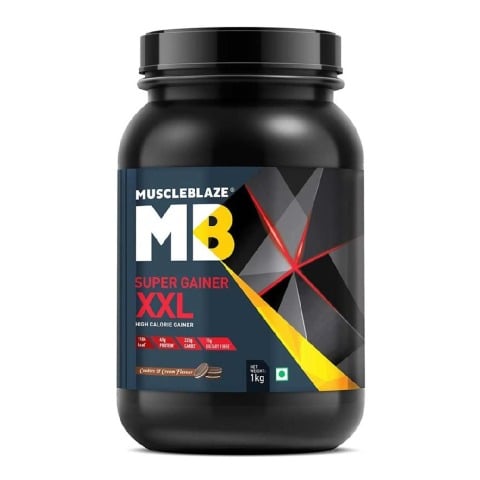 2 - MuscleBlaze Super Gainer XXL OP, 2.2 lb Cookies & Cream