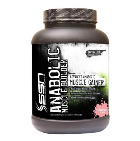 SSN Anabolic Muscle Builder, Strawberry 5.5 lb SSN Anabolic Muscle Builder, Strawberry 5.5 lb