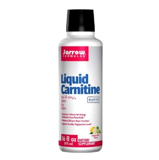 Jarrow Formulas Liquid Carnitine (1000mg), 0.48 L Lemon Lime