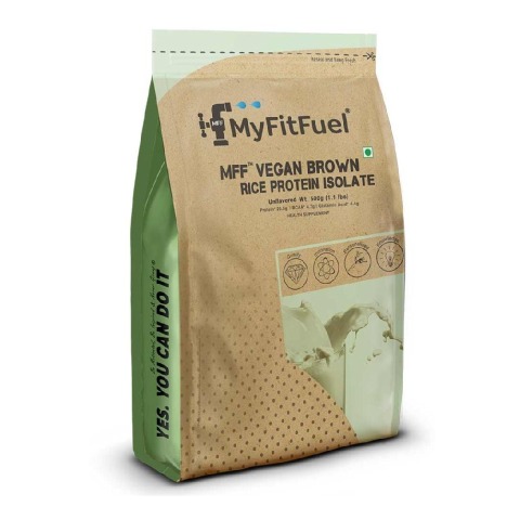 2 - MyFitFuel MMF Vegan Brown Rice Protein Isolate,  1.1 lb  Unflavoured 