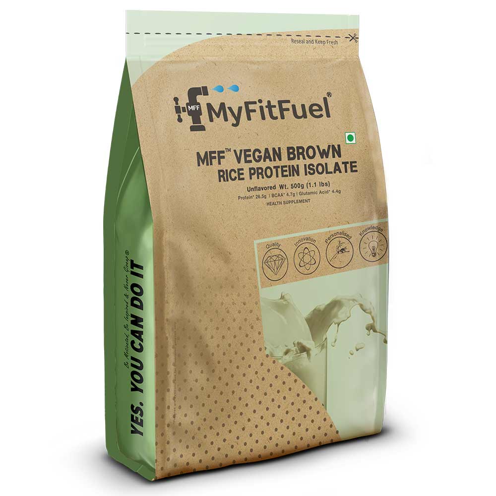 2 - MyFitFuel MMF Vegan Brown Rice Protein Isolate,  1.1 lb  Unflavoured 