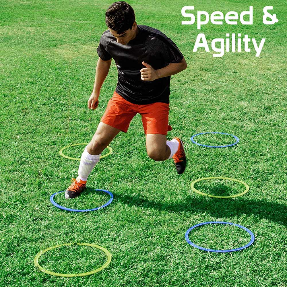 2 - Fitsy Agility Training Ring (AR2416),  Multicolor  15 Inches 12 Piece 