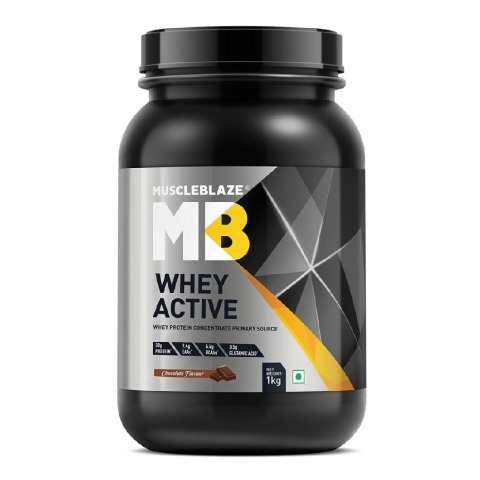 2 - MuscleBlaze Whey Active OP,  2.2 lb  Chocolate 