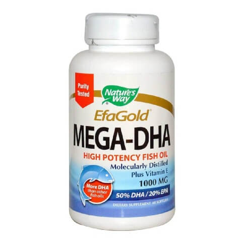 Nature's Way Mega-DHA (1000mg),  60 softgels 