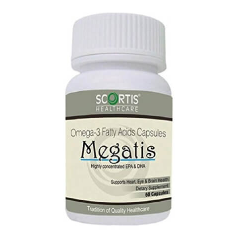 Scortis Omega 3 Fatty Acids - Megatis, 60 capsules Scortis Omega 3 Fatty Acids - Megatis, 60 capsules