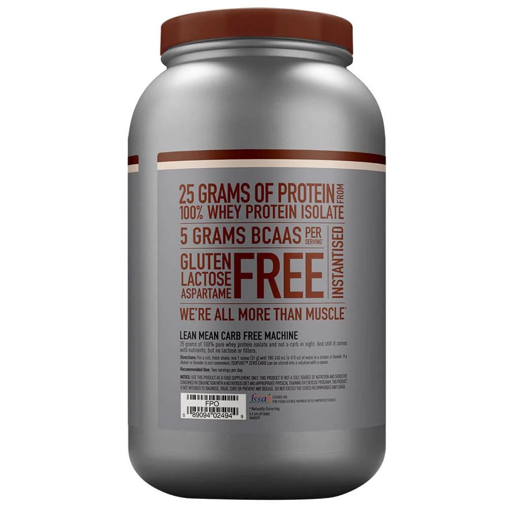 1 - Isopure Zero Carb Protein Powder OP,  3 lb  Cookies & Cream 