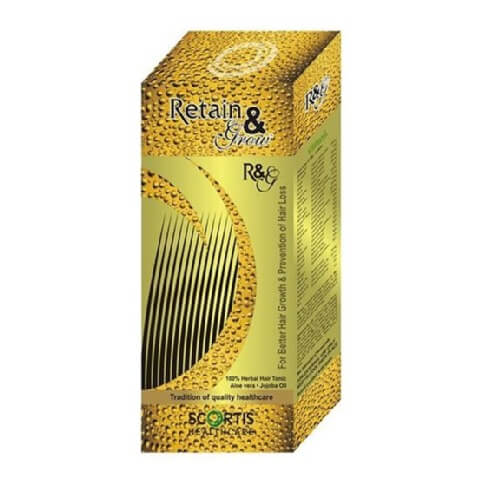 Scortis Retain & Grow Oil, 100 ml Hair Fall Control Scortis Retain & Grow Oil, 100 ml Hair Fall Control