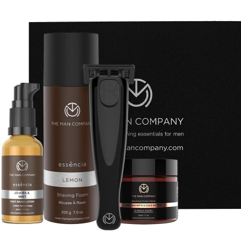 The Man Company Shaving Foam Black Razor Post Shave & Brightening Cream,  4 Piece(s)/Pack  for All Skin Types 