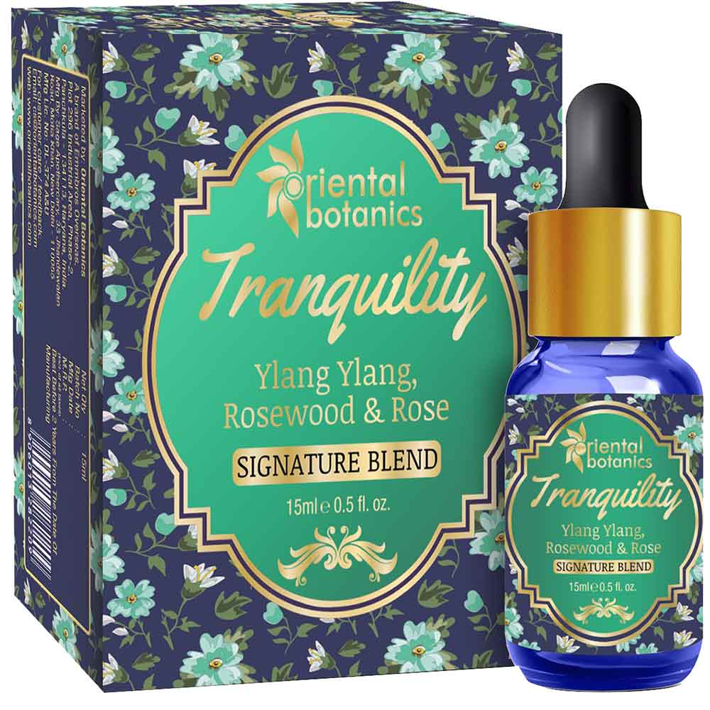 FrontBox - Oriental Botanics Tranquility Aroma Therapy Diffuser Oil,  15 ml  Ylang Ylang, Rosewood & Rose 