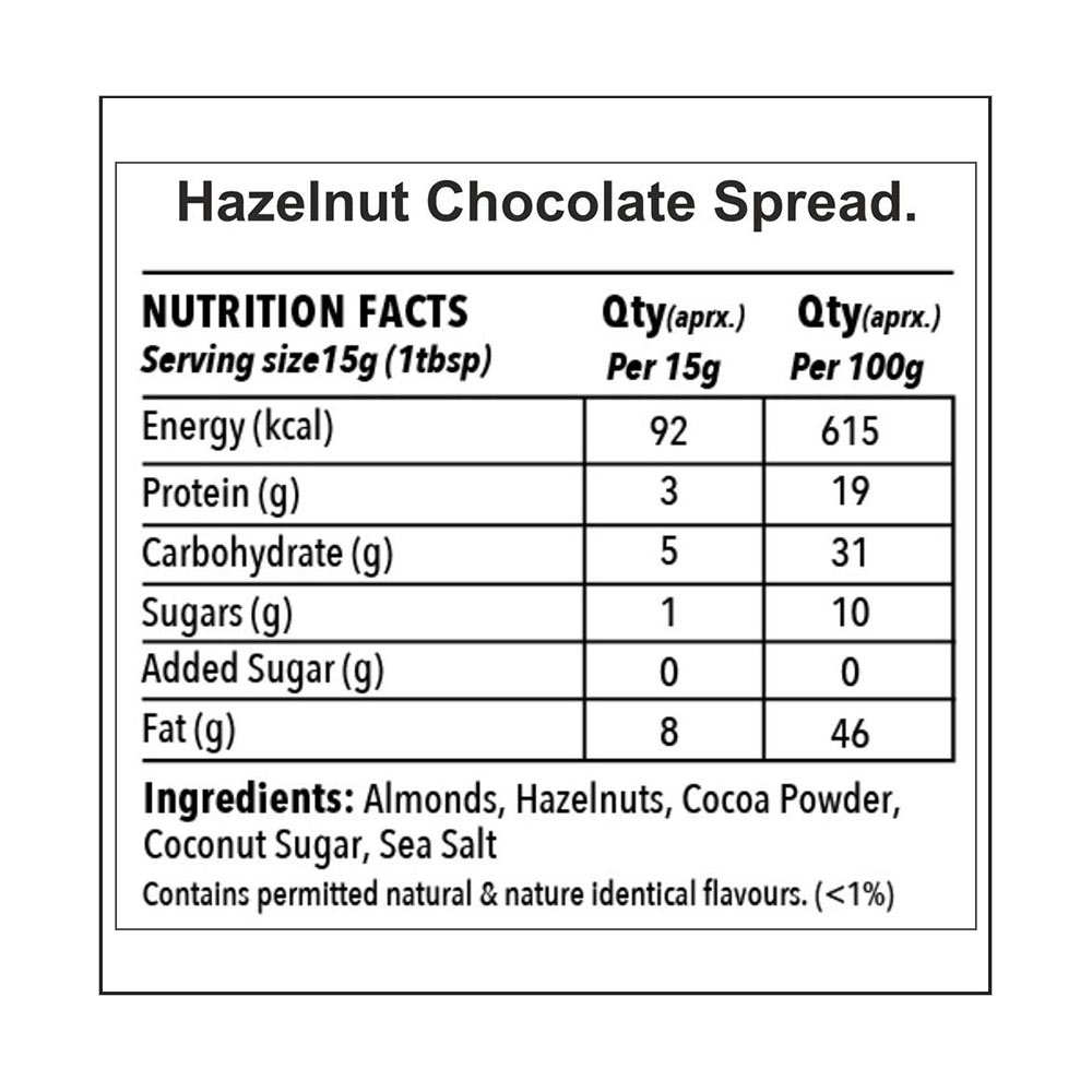 supplement - The Butternut Co. Hazelnut Spread Chocolate,  Creamy  0.2 kg 