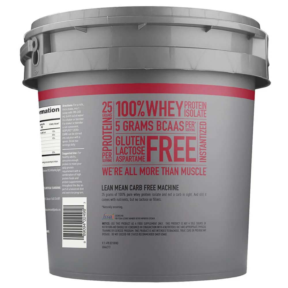 1 - Isopure Zero Carb Protein Powder OP,  7.5 lb  Strawberries & Cream 