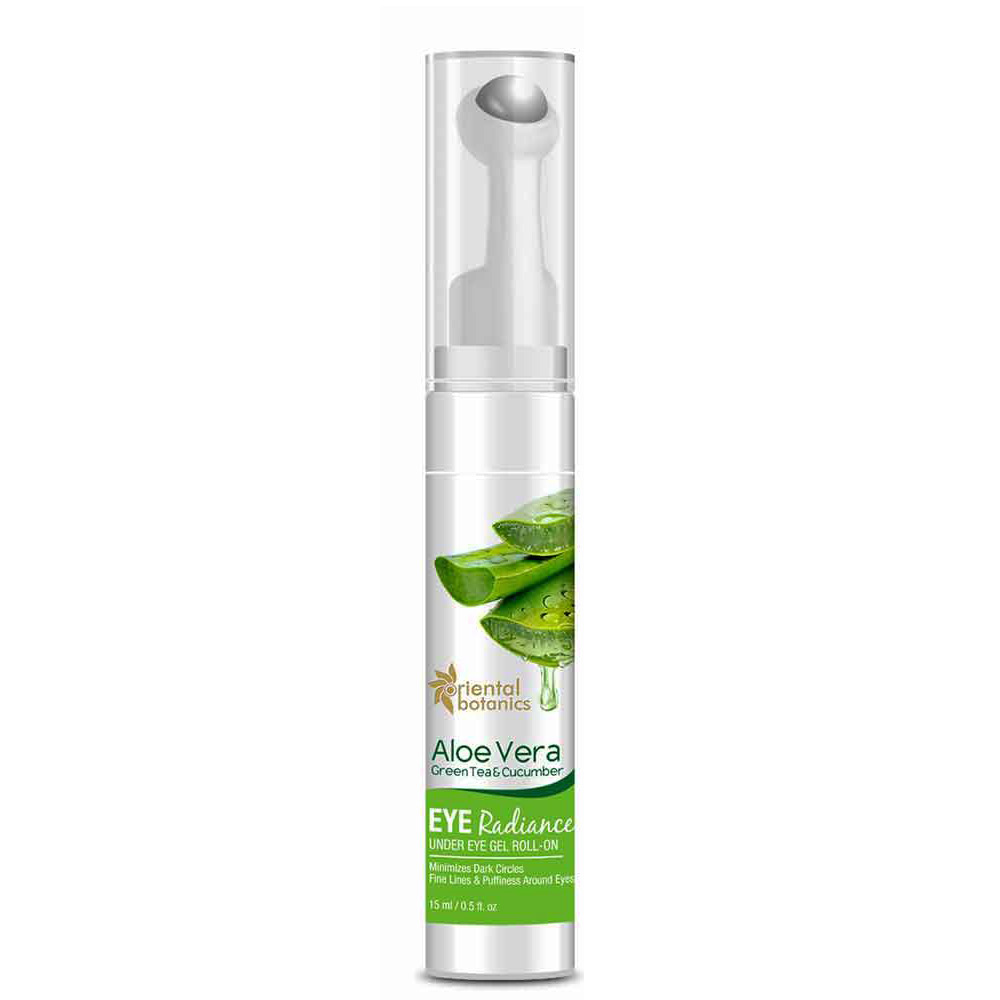 11 - Oriental Botanics Aloe Vera Green Tea & Cucumber Under Eye Gel Roll-On,  15 ml  for All Skin Types 