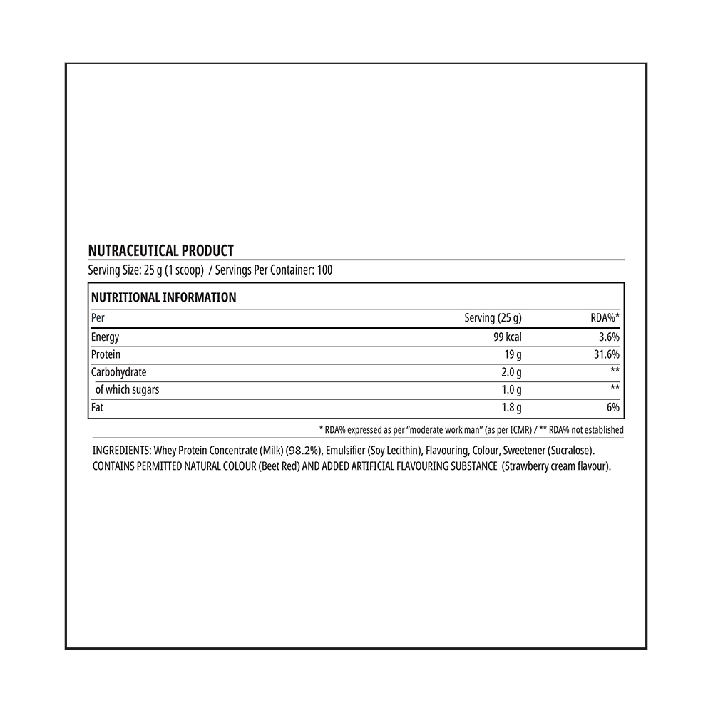 supplement - Myprotein Impact Whey Protein,  5.5 lb  Strawberry Cream 