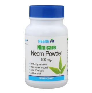 Healthvit Neem Care Neem Powder (400mg), 60 capsules