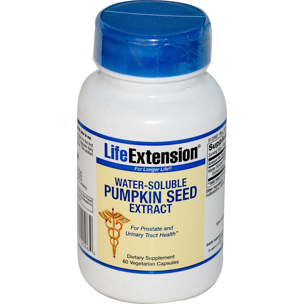 Life Extension Water Soluble Pumpkin Seed Extract, 60 veggie capsule(s) at Best Price in India