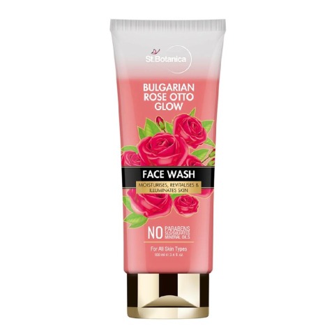 11 - St.Botanica Bulgarian Rose Otto Glow Face Wash,  100 ml  fot All Skin Types 