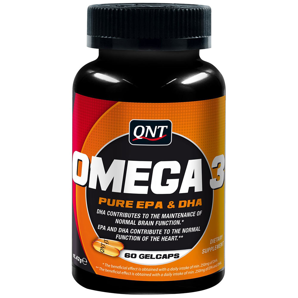 QNT Omega 3 (1000 mg), 60 capsules Unflavoured