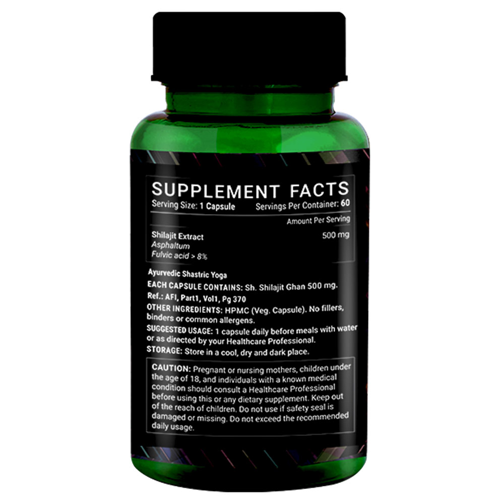 supplementinfo - Livestamin Shilajit Extract,  60 veggie capsule(s) 