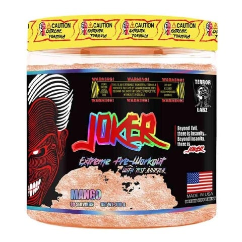 Terror Labz Joker Extreme Pre Workout,  0.66 lb  Mango 