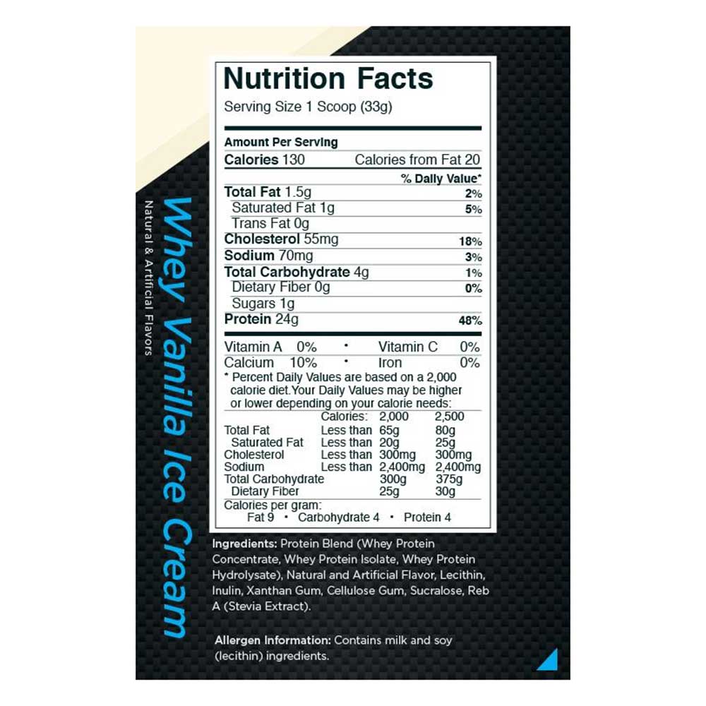 Supplement - Rule One R1 Whey Blend,  1.98 lb  Vanilla Ice Cream 