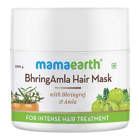 1 - Mamaearth BhringAmla Hair Mask,  200 g  with Bhringraj & Amla for Intense Hair Treatment 