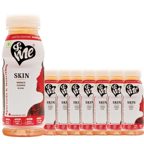&Me Skin Care Drink,  Watermelon Rose (Pack of 8)  200 ml 