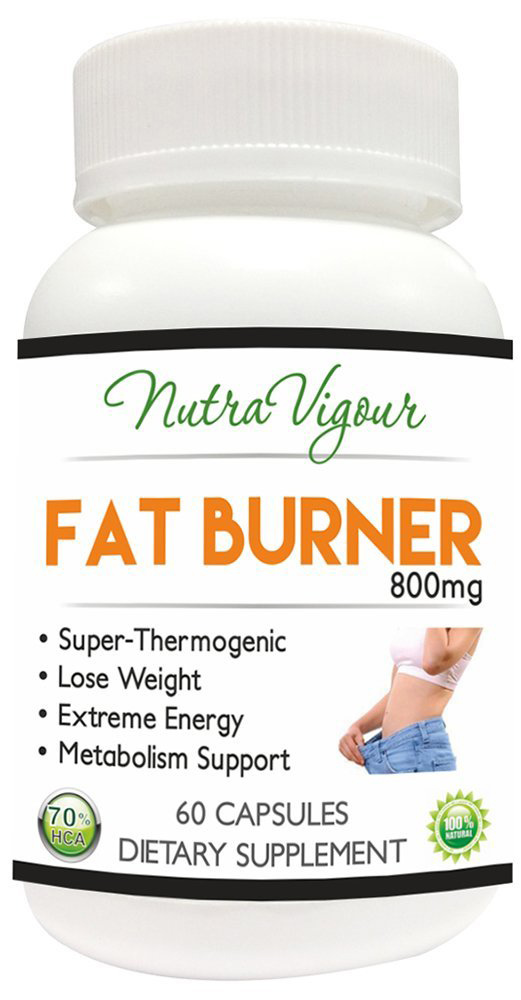 Nutra Vigour Fat Burner (800mg),  60 capsules  Unflavoured 
