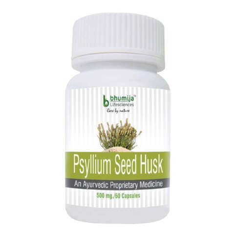 Bhumija Psyllium Seed Husk, 60 capsules Bhumija Psyllium Seed Husk, 60 capsules