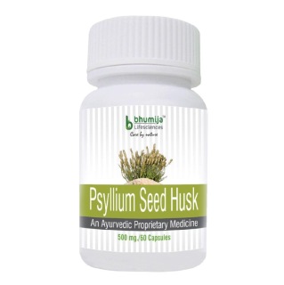Bhumija Psyllium Seed Husk, 60 capsules