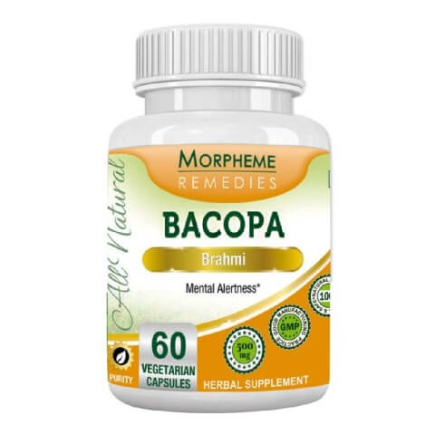 Morpheme Remedies Bacopa (500 mg), 60 veggie capsule(s) Morpheme Remedies Bacopa (500 mg), 60 veggie capsule(s)