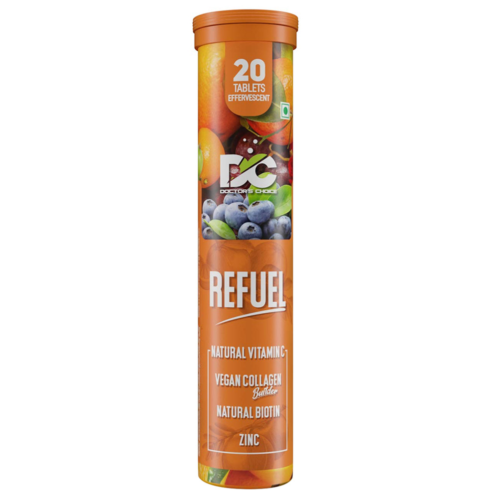 1 - Doctor'S Choice Refuel Natural Vitamin C & Zinc,  20 tablet(s)  Orange 