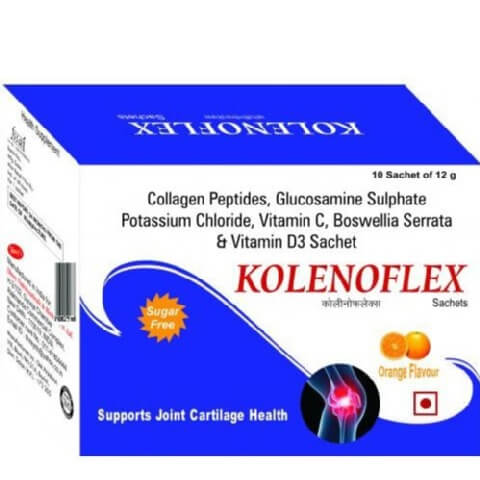 Shrey's Kolenoflex (Collagen Peptides), 10 sachets/pack Unflavoured Shrey's Kolenoflex (Collagen Peptides), 10 sachets/pack Unflavoured