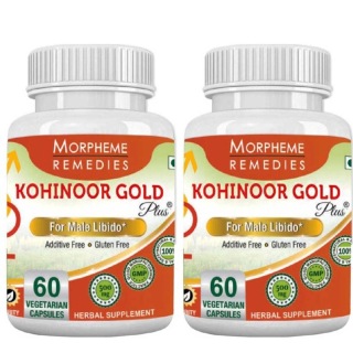 Morpheme Remedies Kohinoor Gold Plus (Pack of 2), 60 capsules