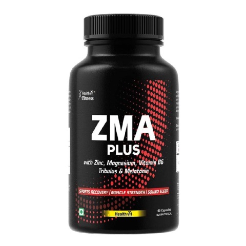 Healthvit ZMA Plus,  60 capsules  Unlfavoured 