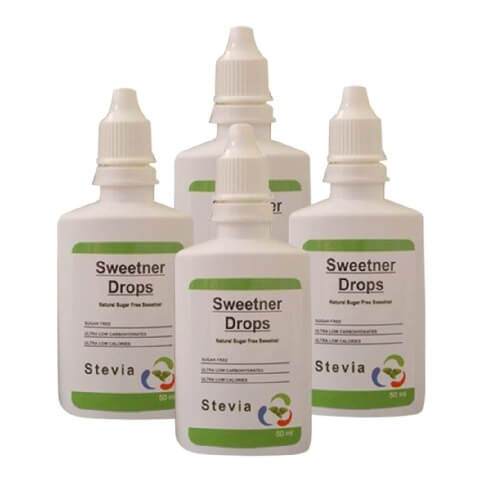 Healthfarm Stevia Sweetner Drops (Pack of 4), 50 ml Healthfarm Stevia Sweetner Drops (Pack of 4), 50 ml