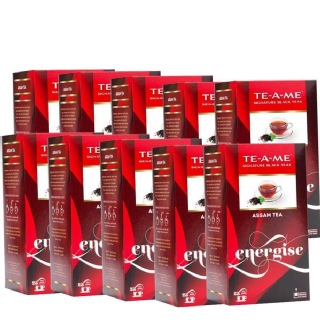 TE-A-ME Assam Tea (Pack of 10), Unflavoured 25 Piece(s)/Pack