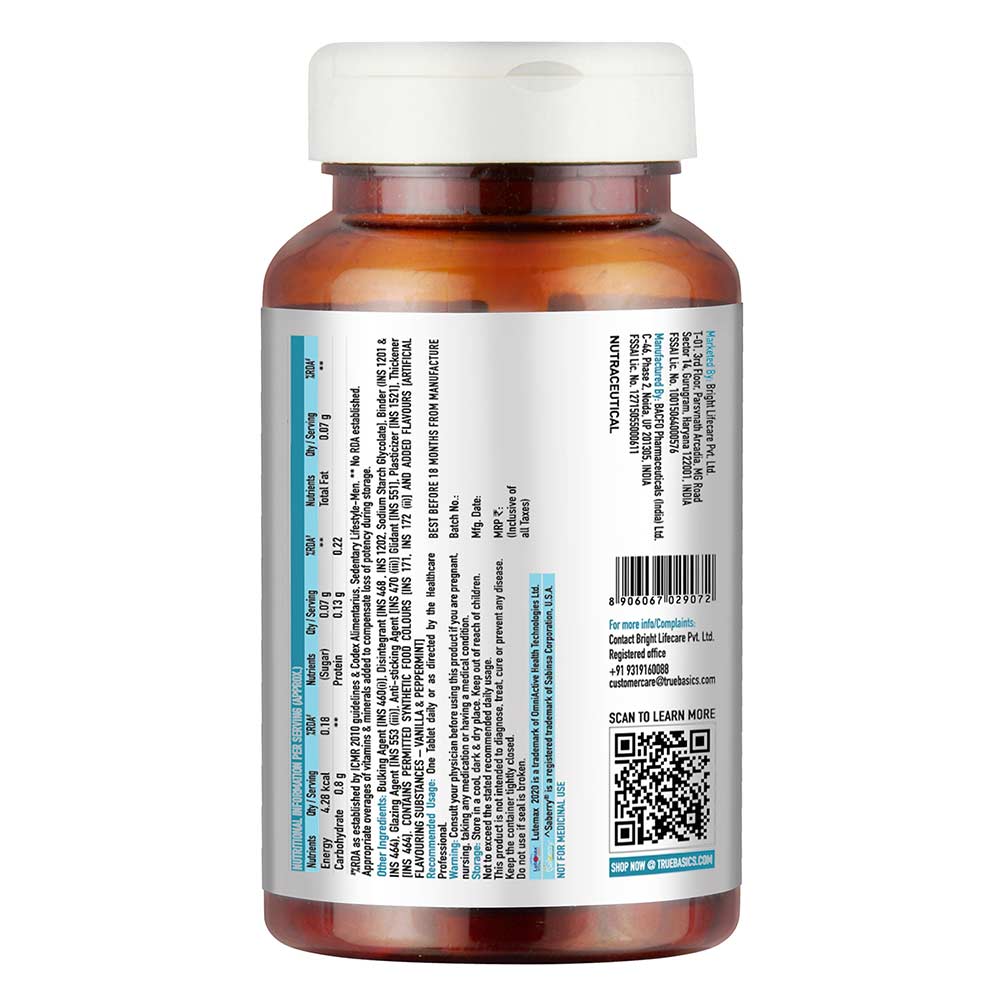 3 - TrueBasics Multivit Men with Ultra Omega 3,  2 Piece(s)/Pack  Unflavoured 