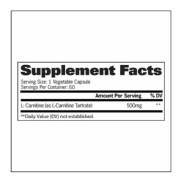 l-carnitine + garcinia cambogia Burn Slow
